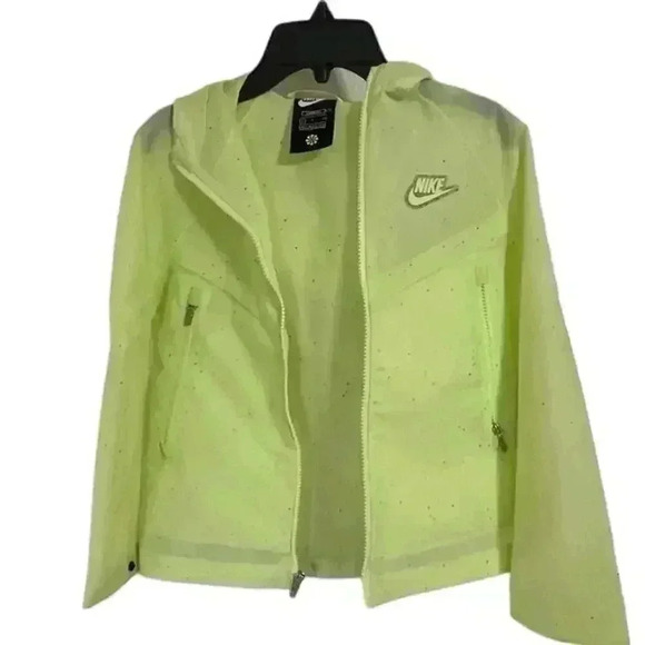 Nike Big Kids Sportswear Windrunner Zero Hooded Jacket - Lime - S